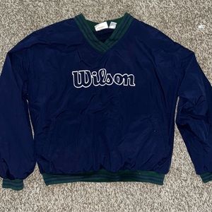 Vintage Wilson fleece Windbreaker